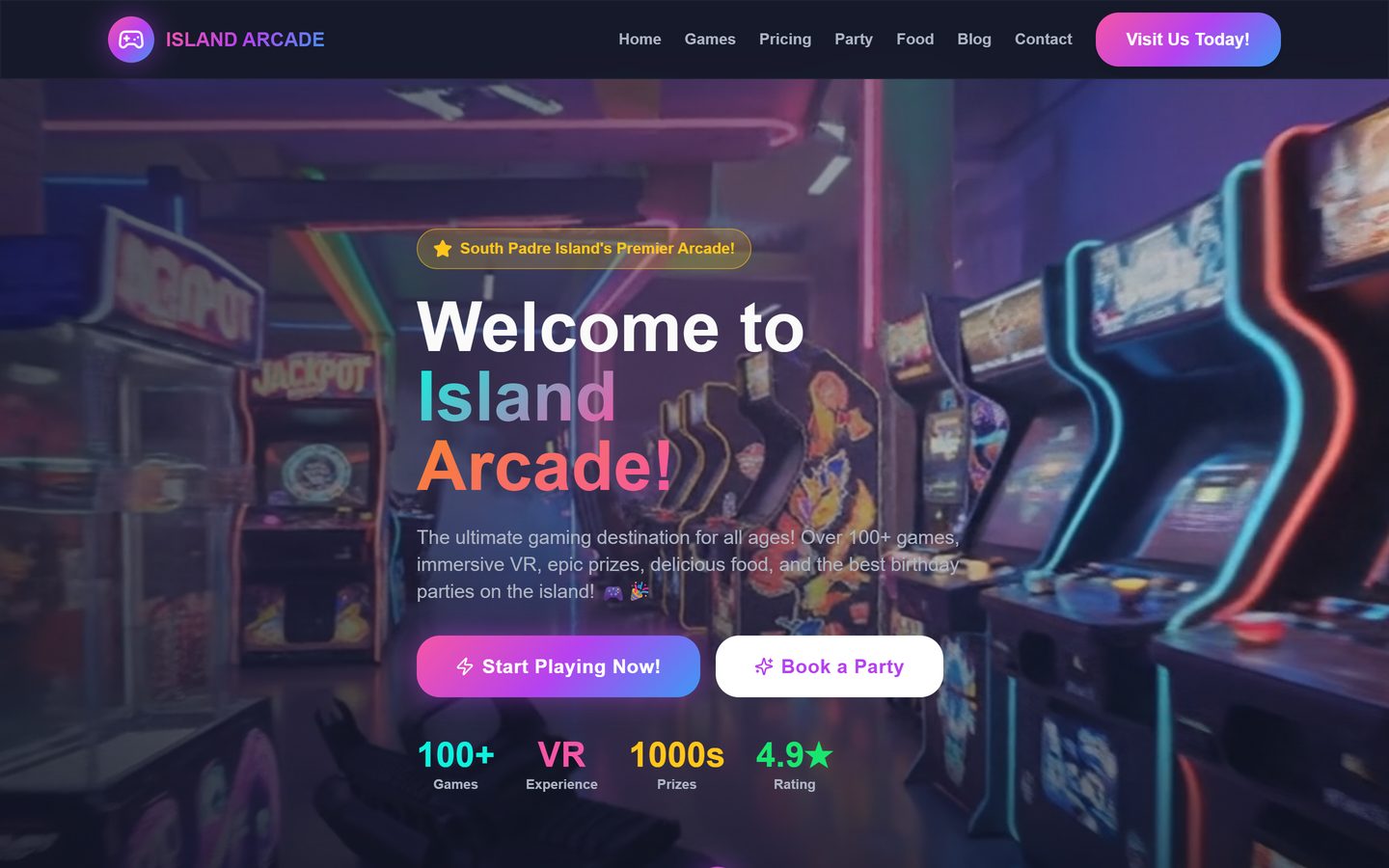Island Arcade website